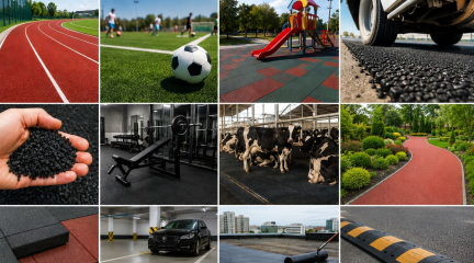 Applications of rubber crumb Applications of rubber crumb